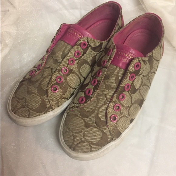 Coach Shoes - COACH slip on tennis shoes